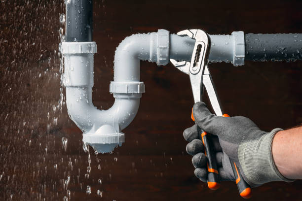 Professional Drain Cleaning technician working in Treadwell, NY